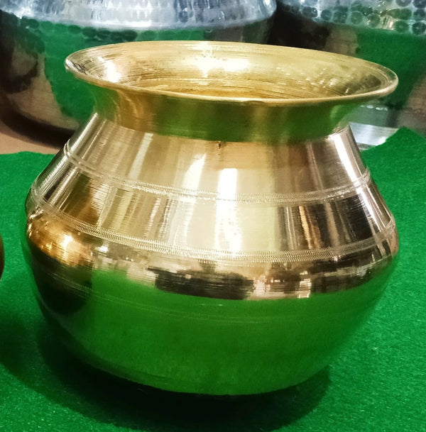 Chettinad Pongal Paanai Brass